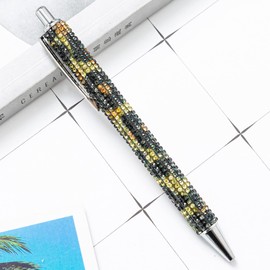 Bling Bling Diamond Stylus Pen 3 PCS Crystal Metal Ballpoint Pen Retractable Metal Pen Office Supplies Gift Pens