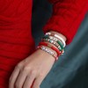 Pingyongchang Christmas Clay Bead Bracelets Set Stackable Stretch Bracelet for
