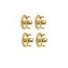 6 Pack Sink Overflow Ring, Bathroom Kitchen Sink Basin Trim,