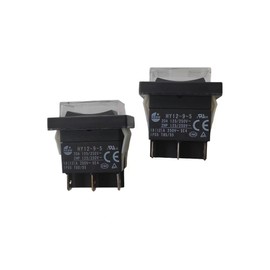 HY12-9-5 KEDU On Off On Power Switch with Waterproof Cover 6 Pins 20A 125/250V (2)