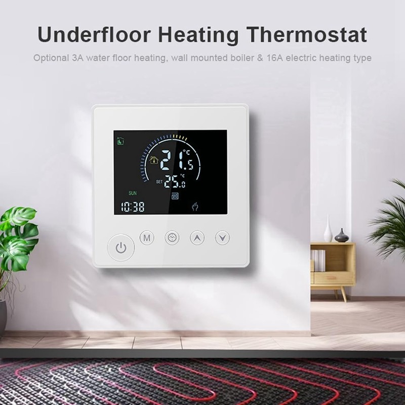 Pojedehy TUYA WiFi Thermostat Temperature Controller Water Electric Floor Heating