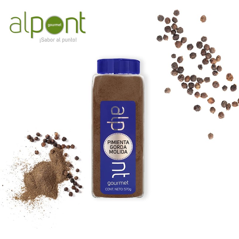 ALPONT GOURMET Pimienta Gorda Molida, 570 g