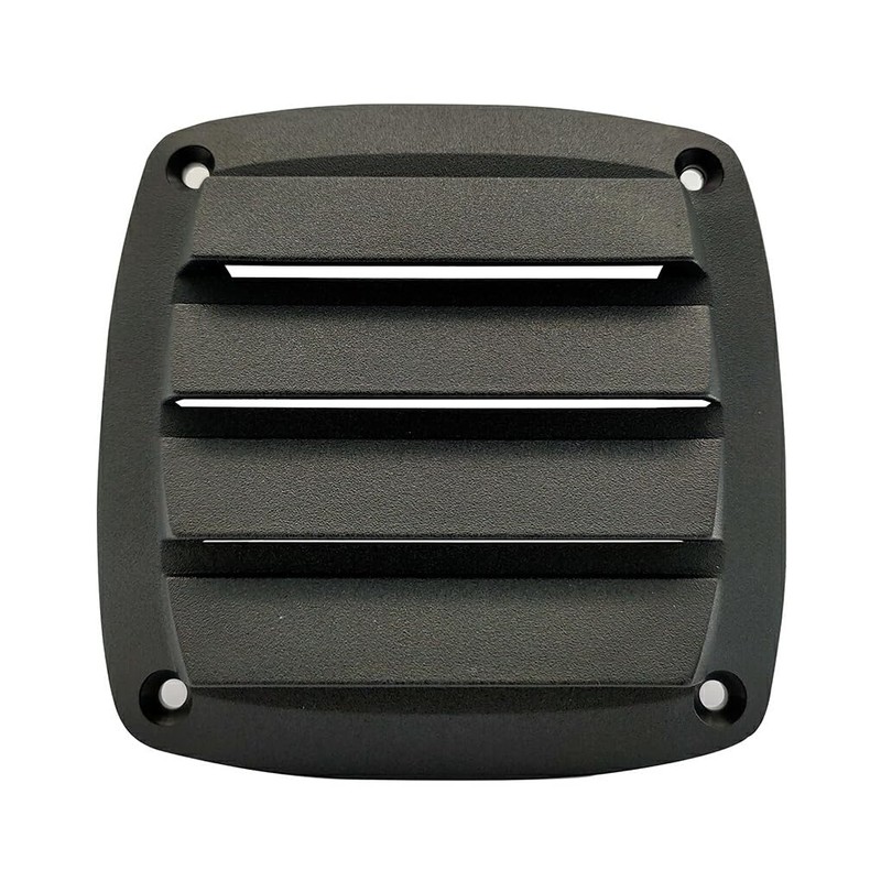 Black Exhaust Ventilation Plate for Your Enclosed Trailer Vent -