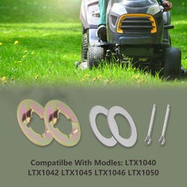 ZHIXING 714-0162 736-04228B 736-04228 736-04228A Front Axle Wheel Washers & Cotter Pins 2 kit, Compatible with MTD Cub Cadet Murray - Wheel Retainer Washers & Cotter Pin