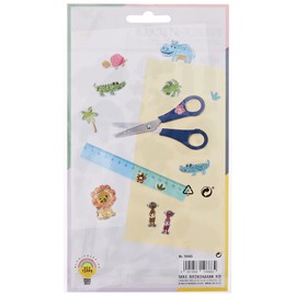 folia 19503 Bubble Sticker III with Wild Animal Motifs, with Textured Bubble Surface, Pack of 26, Ideal for Decorating Greeting Cards, Crafts and Scrapbooking