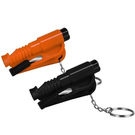 Car Window Breaker 2 Pcs, Three-in-One Car Safety Hammer, Multifunction, Glass Breaker, Seat Belt Cutter, Mini Car Escape Tool