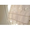 DOKOT Linen Cotton Embroidery Kitchen Curtain Cafe Curtain Dining Room