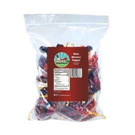 Dried Hatch New Mexico Chile Pepper, Red Chili Pods, 4 oz, 8 oz, and 1 lb (8 OZ)