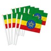 25 PCS Ethiopia Handheld Small Flag, Ethiopian Hand held Mini