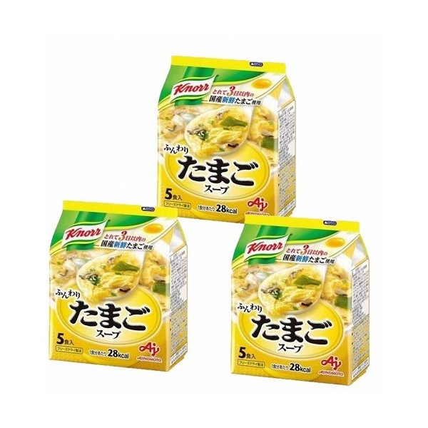 Knorr fluffy three egg soup bag 5 Kuii ×