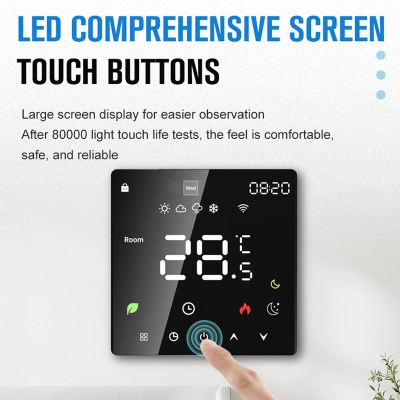 LCD Display Intelligent Temperature Controller Electric Water Heating Device Thermostat