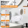 Modixun 2 Pack Suction Cup Soap Dish for Shower, Double