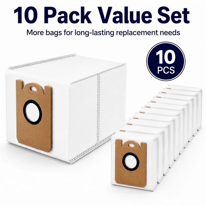 10-Pack 3.5L Dust Bags Compatible with MAMNV D13S MAX Robot