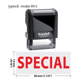 New Trodat 4911 Self Inking Rubber Stamp w. Special