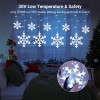 Brightown 13FT Snowflake String Lights 192 LED 12 Modes Timer