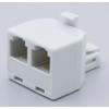 ELPA TEA-004 Double Outlet, For Telephones, 6 Pole-2 Core/4 Core