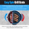 SnS Grills Slow ‘N Sear Easy Spin Charcoal Grill Cooking
