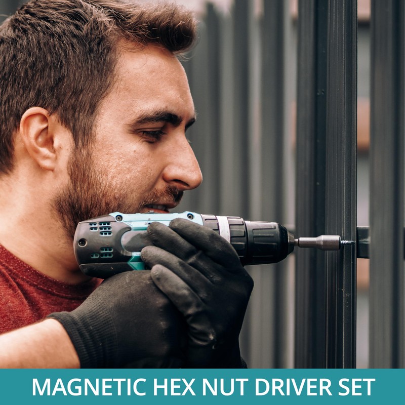 Belle Vous Magnetic Socket Set 10-Piece - Socket Set -