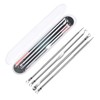 Nose Face Pimple Sebum Blackhead Extractor Removal Tool Extractor 1-piece Sebum Removal Set - Silver 10ea