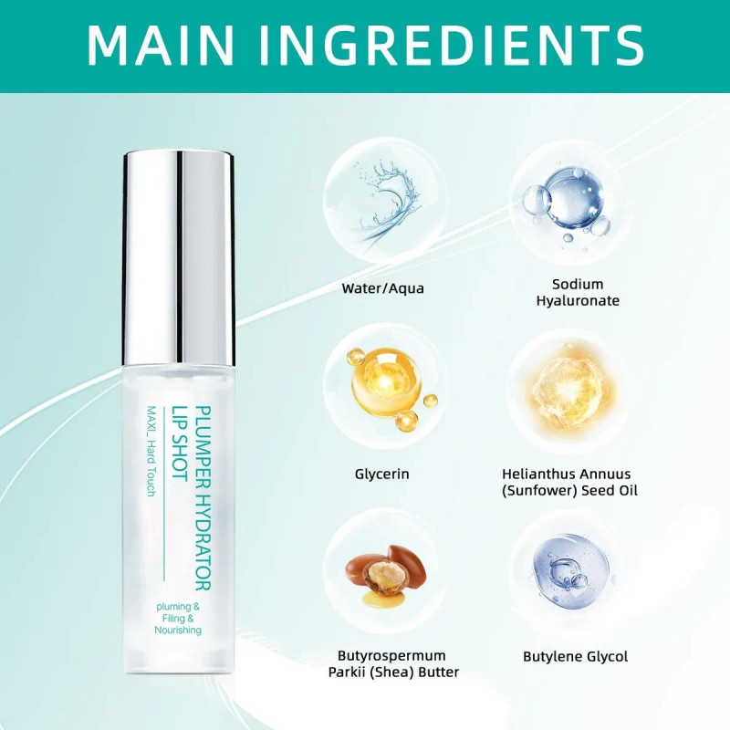 Aceite Labial Hidratante Y Voluminizador Con Microagujas