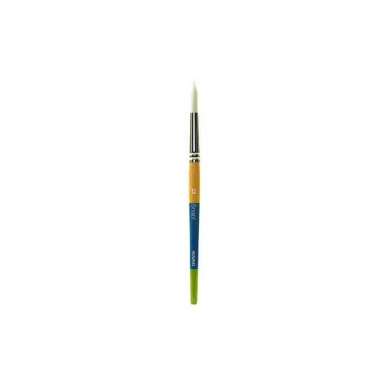 Princeton SNAP BRUSH WHITE TAKLON ROUND 12