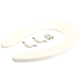 Bemis 1955CT Elongated Toilet Seat, White Finish