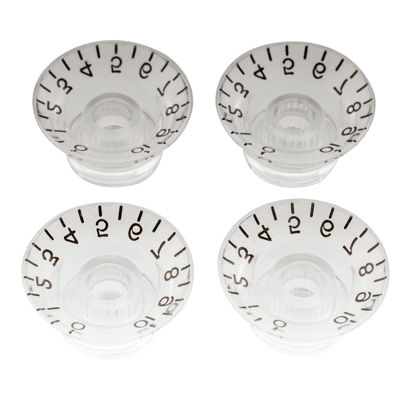 Musiclily Pro Metric Coarse 18-Spline Top Hat Bell Knobs Tone