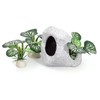 Vtapliea Fish Aquarium Decorations Cave Hide with Viewing Window for