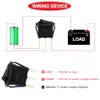 MKBKLLJY MKBKLLJY 2Pcs Round Rocker Switch Red/Green LED DC 20A