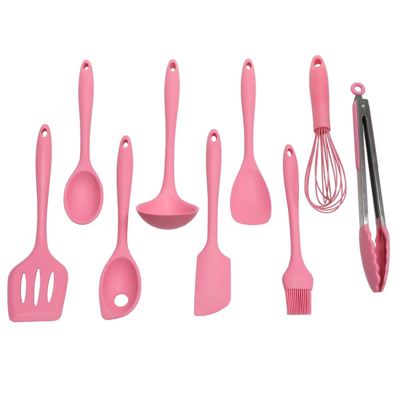 Chef Craft Premium Silicone Wire Cooking Whisk, 10.5 inch, Pink