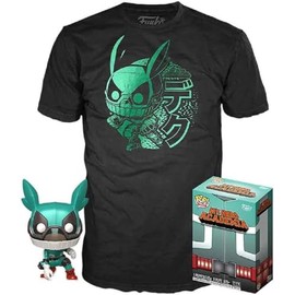 Funko My Hero Academia Deku with Helmet Pop & Tee Figure Set, 122213