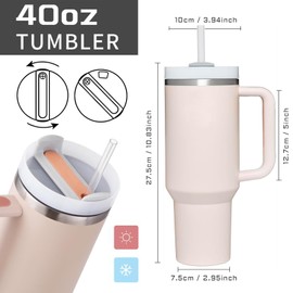 AMZUShome 40 oz Tumbler with Handle Mama Gifts.Mom Gifts.Birthday Anniversary Christmas Gifts for Mama from Daughter Son.Gifts for Mom Mama New Mom Mothers Day.