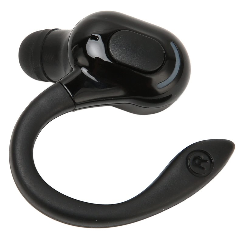 Akozon Single Ear BT Headset, Wireless Earbuds for Running, Driving,