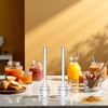 2Pcs Transparent 6" Glass Honey Dipper Sticks Stirring Sticks Server