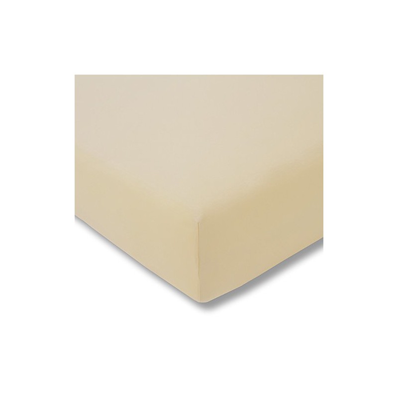 Estella Fitted sheet single-jersey cream size 90x190 cm - 100x200