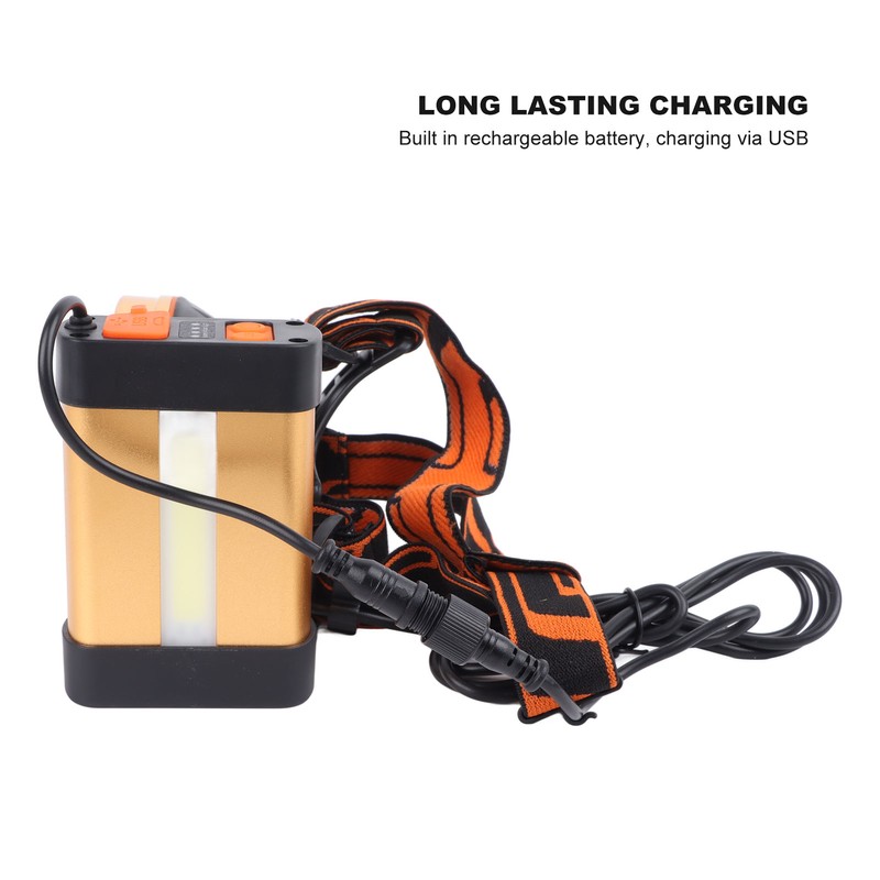 Bright Head Light Waterproof Angle Adjustable Lightweight Multifunctional LED Headlamp