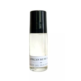 Unbranded AFRICAN MUSK clear, FRAGRANCE OIL (unisex) ROLL ON BOTTLE - 1 bottle 1oz Roll on (30ml)