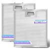 2 Pack-S97018029 Range Hood Filter Replacement, Upgraded Stainless steel frame