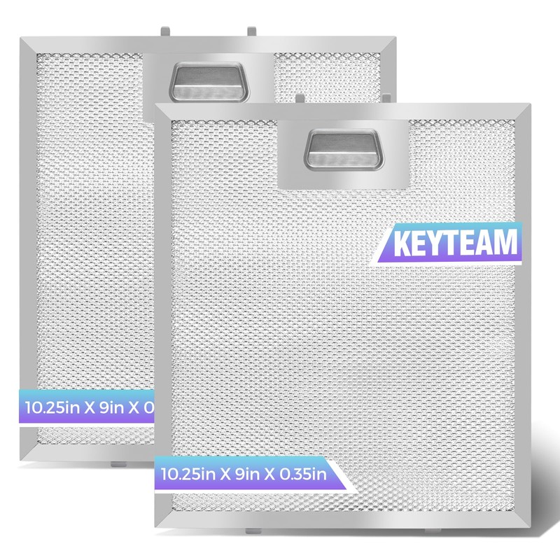 2 Pack-S97018029 Range Hood Filter Replacement, Upgraded Stainless steel frame