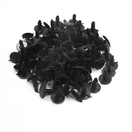 sourcing map Pack of 100 5 x 4 mm Hole Dia Plastic Car Rivet Push Pin Trim Fastener Clip DE
