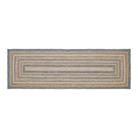 VHC Brands Kaila Jute Rug/Runner Rect w/Pad 24x78