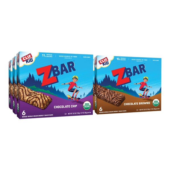 CLIF KID ZBAR - Organic Granola Bars - Value Pack - Non-GMO - Organic -Lunch Box Snacks (1.27 Ounce Energy Bars, 36 Count)