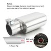 A-KARCK Square Exhaust Tip 2.25" Inlet, Rectangle Exhaust Tailpipe Tip