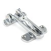 Chrome Plated - Front Door Security Chain Restrictor Heavy Duty Strong Home Safety