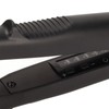 Hair Straightener Black Ergonomic Handle Ceramic Coating Electric Curling Iron