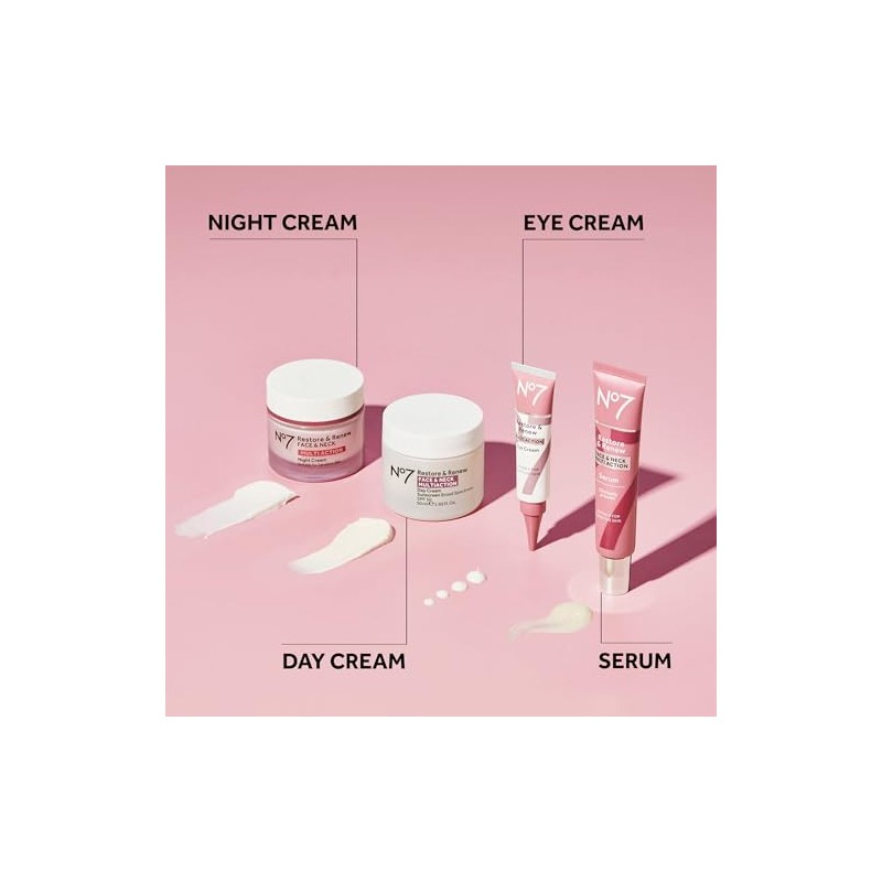 No7 Restore & Renew Face And Neck Multi Action Serum