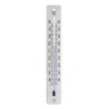 TFA Dostmann Analogue Indoor/Outdoor Thermometer Brushed Stainless Steel L45 x