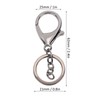 10Pcs Key Chain Plating Non Fading Simple Keychain Bag Buckle