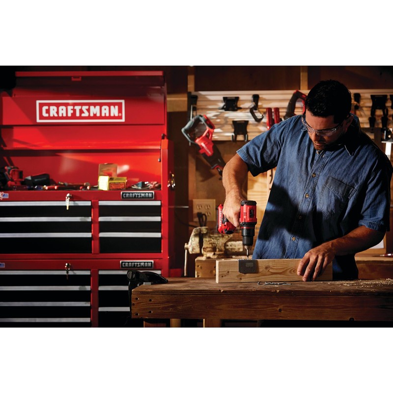 CRAFTSMAN V20 Cordless Drill/Driver Kit, 1/2 inch, Battery and Charger