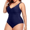 Yonique Traje de baño de una Pieza para Mujer, Talla